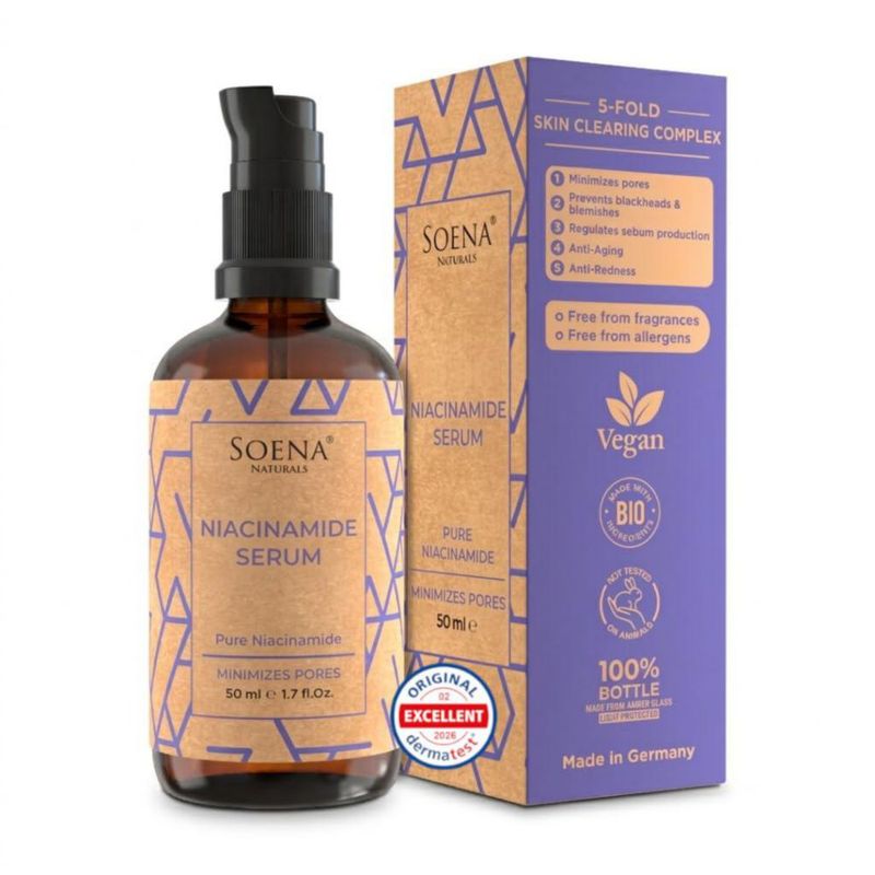 Suero Soena Niacinamida 50 ml Ácido Hialurónico y Vitamina C