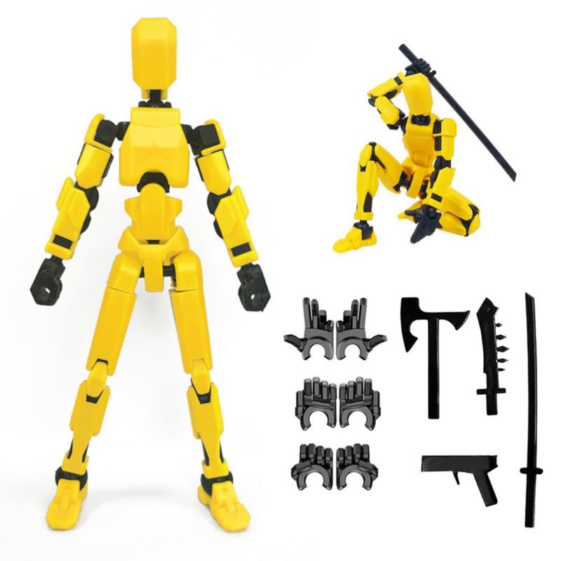 Figura de Acción DANONI 4.5 cm Robot Impreso en 3D