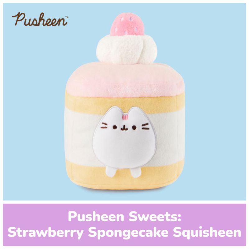 Peluche GUND Pusheen 15 cm Pastel de Fresa