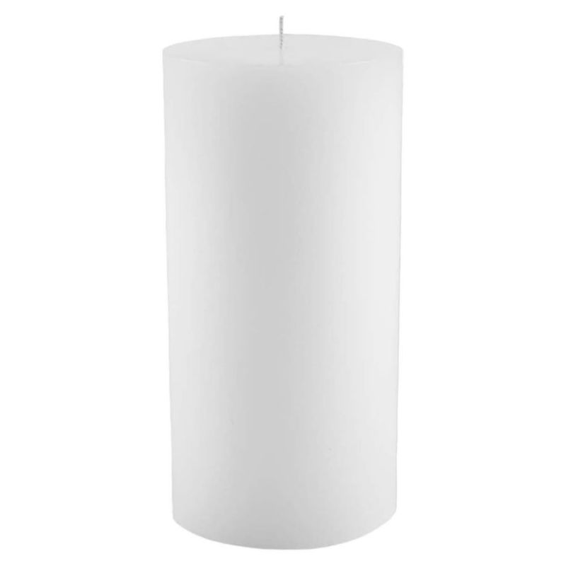 Vela Mister Candle 20 cm x 10 cm Blanca sin Aroma
