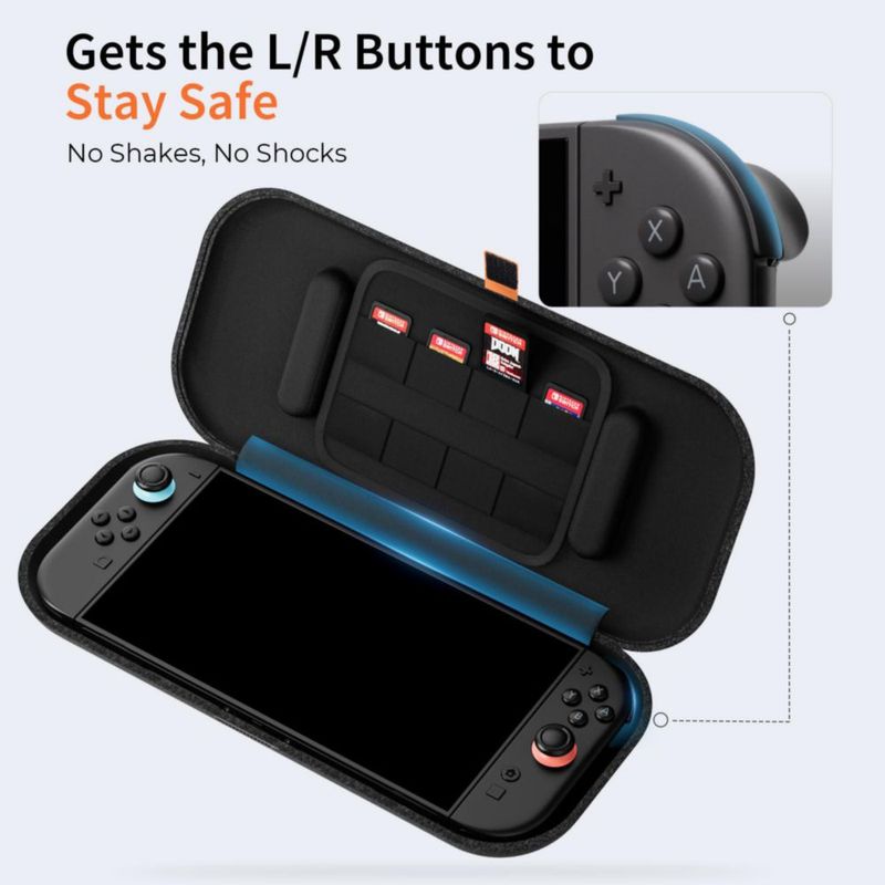 Funda rígida de fieltro para Nintendo Switch 2 – COOWPS