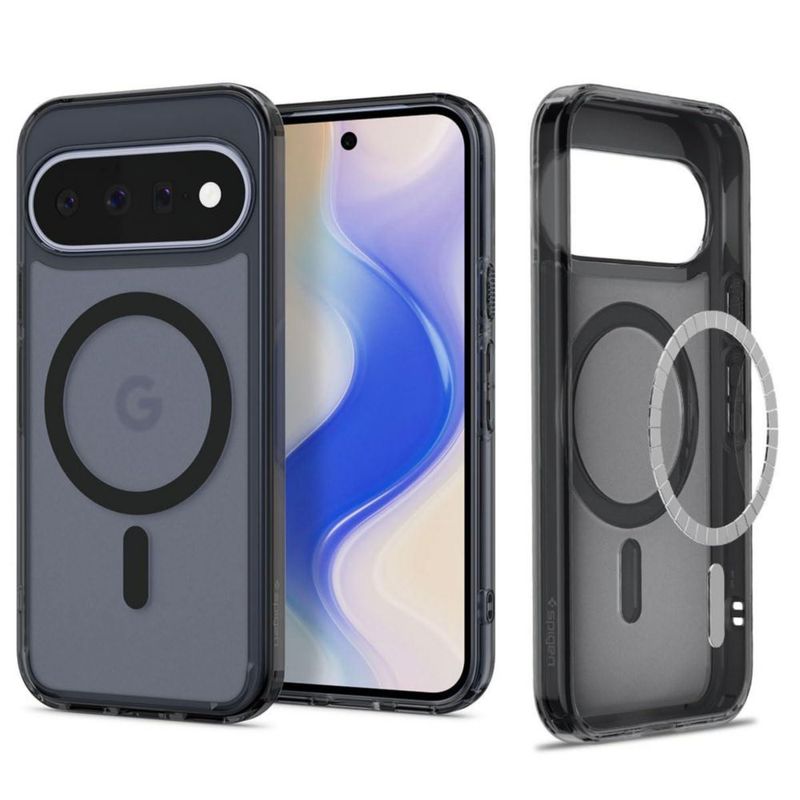 Spigen Ultra Hybrid MagFit – Funda para Google Pixel 11 (Negro Frost)