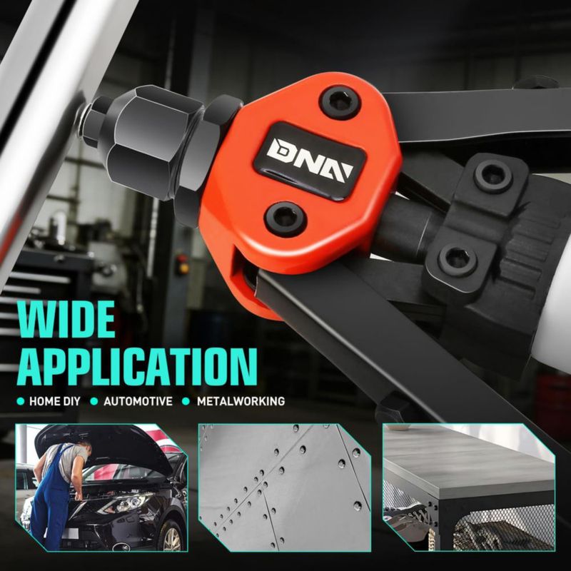 Remachadora Manual DNA MOTORING 32 cm - Juego de Alta Resistencia