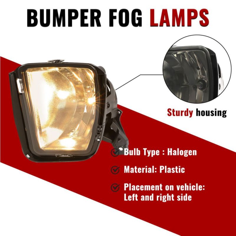 Faros antiniebla HECASA 2 unidades para Ram 1500 Classic 2013-2022