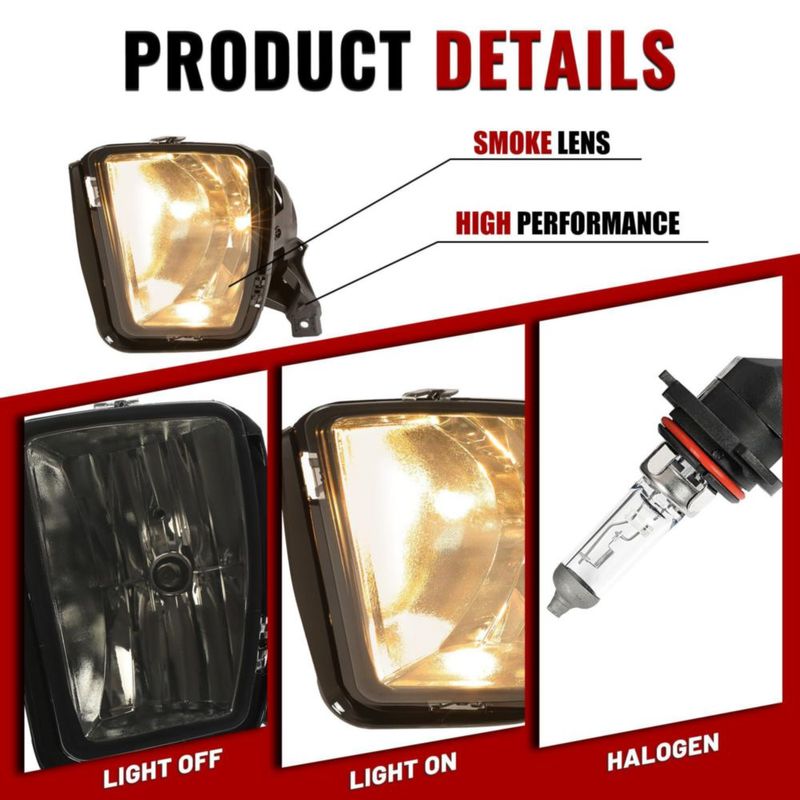 Faros antiniebla HECASA 2 unidades para Ram 1500 Classic 2013-2022