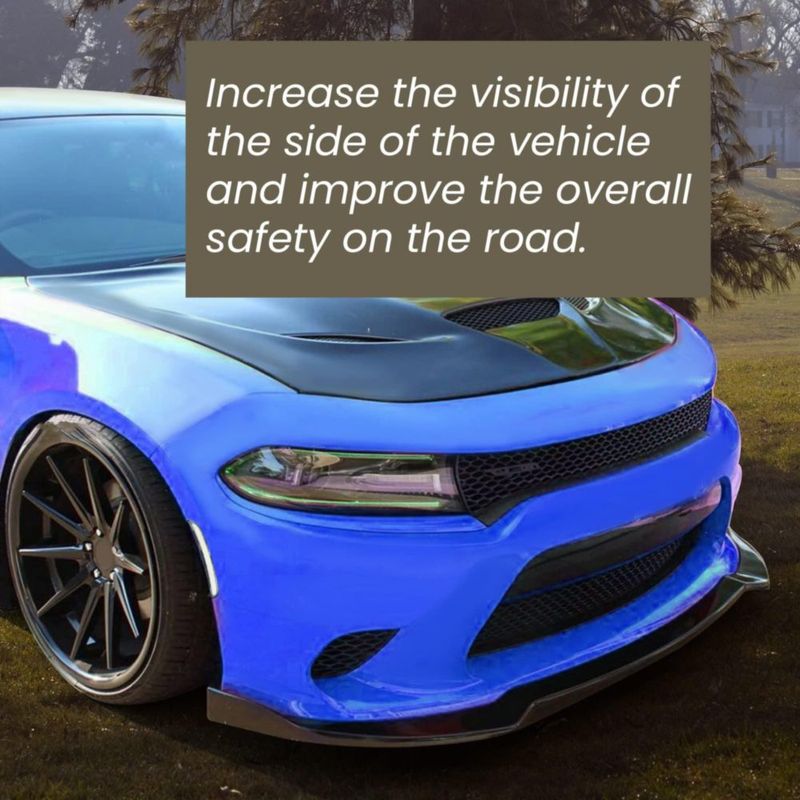 Luces de posición HECASA para Dodge Charger 2015‑2024 LED blanco pack de 4