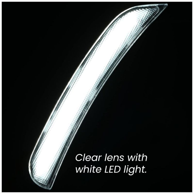 Luces de posición HECASA para Dodge Charger 2015‑2024 LED blanco pack de 4