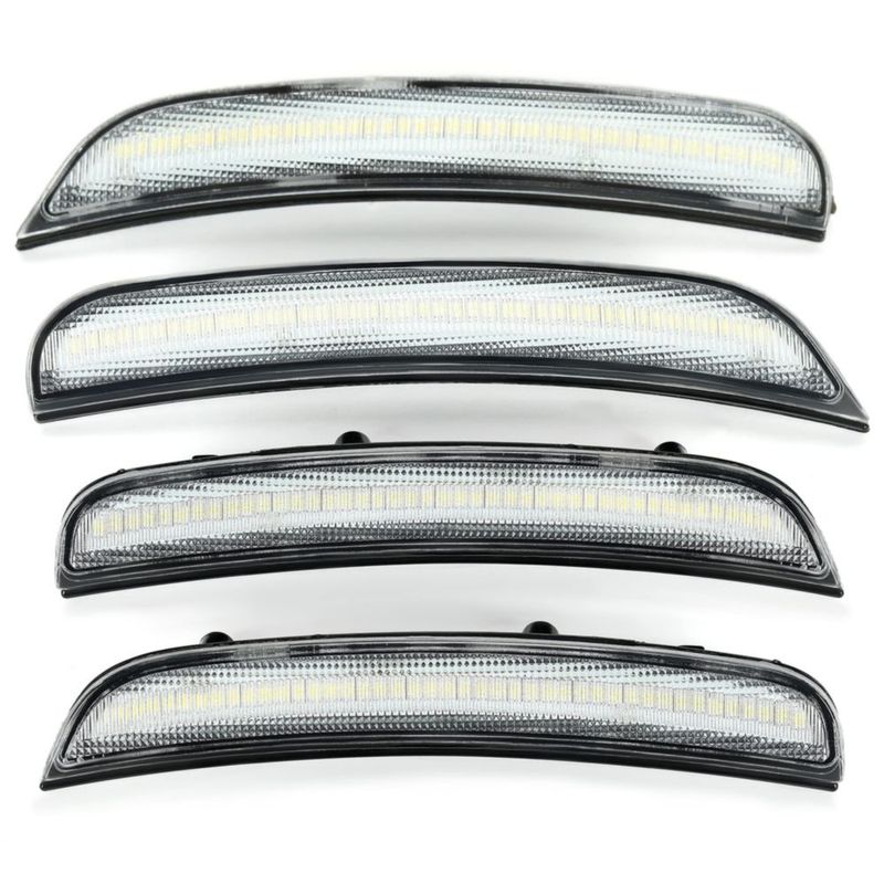 Luces de posición HECASA para Dodge Charger 2015‑2024 LED blanco pack de 4