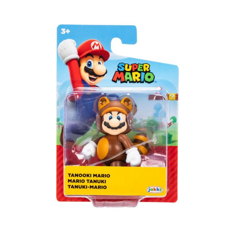 Figura de acción Super Mario Tanooki Mario 6 cm