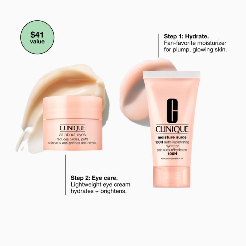 Set de Regalo Clinique Moisture Surge & All About Eyes