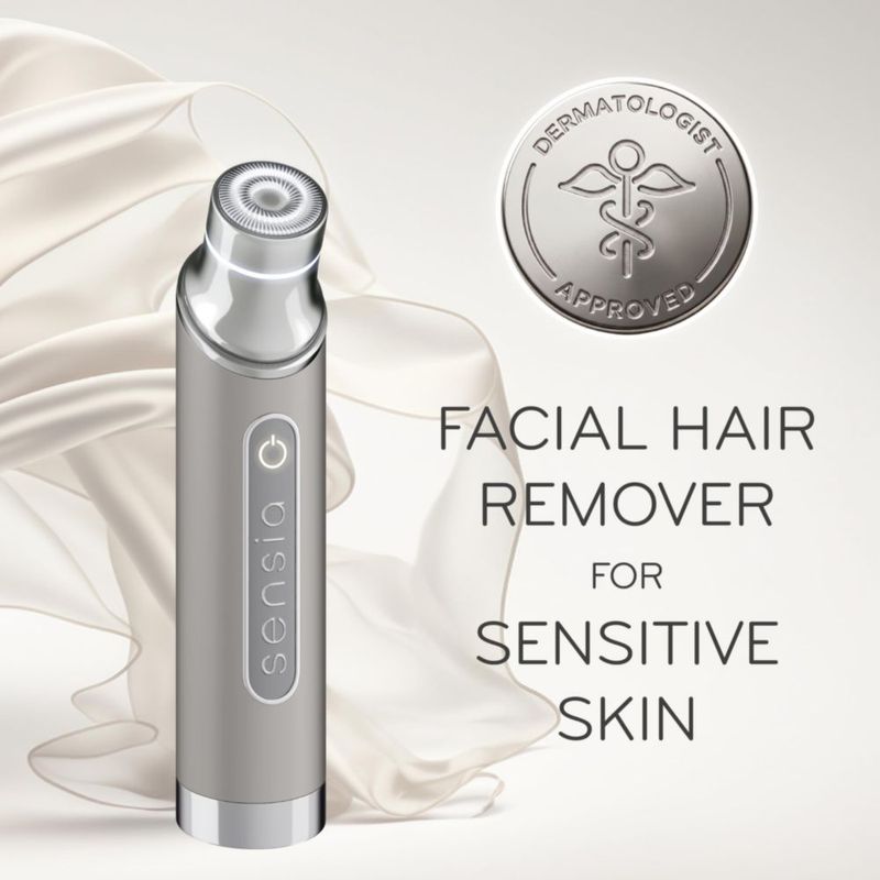 Afeitadora eléctrica Sensia Warm Silver aprobada por dermatólogos