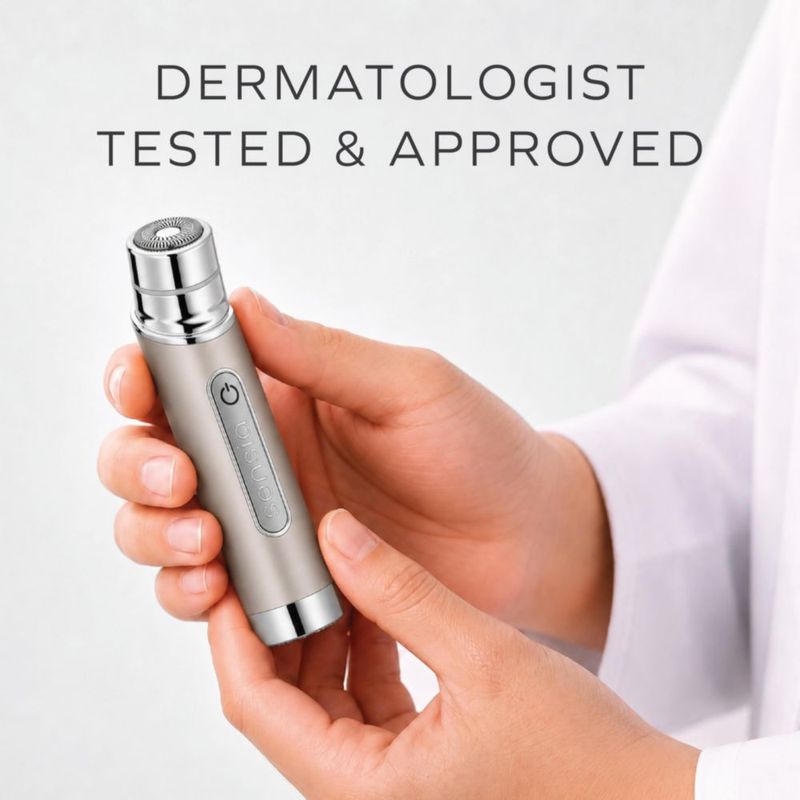 Afeitadora eléctrica Sensia Warm Silver aprobada por dermatólogos