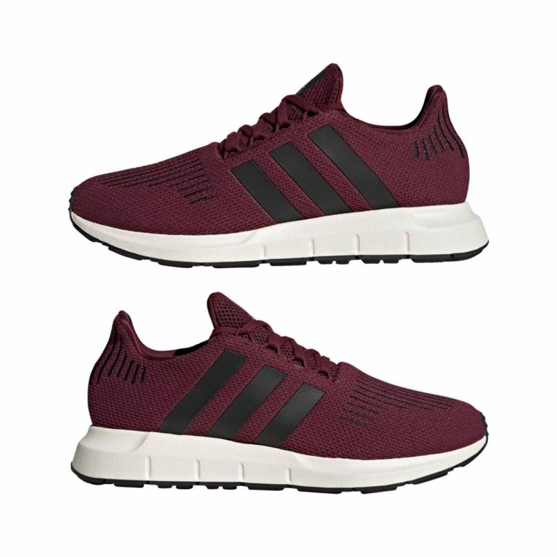 Zapatillas adidas Swift Run 1.0 Granate/Negro/Off White talla 10