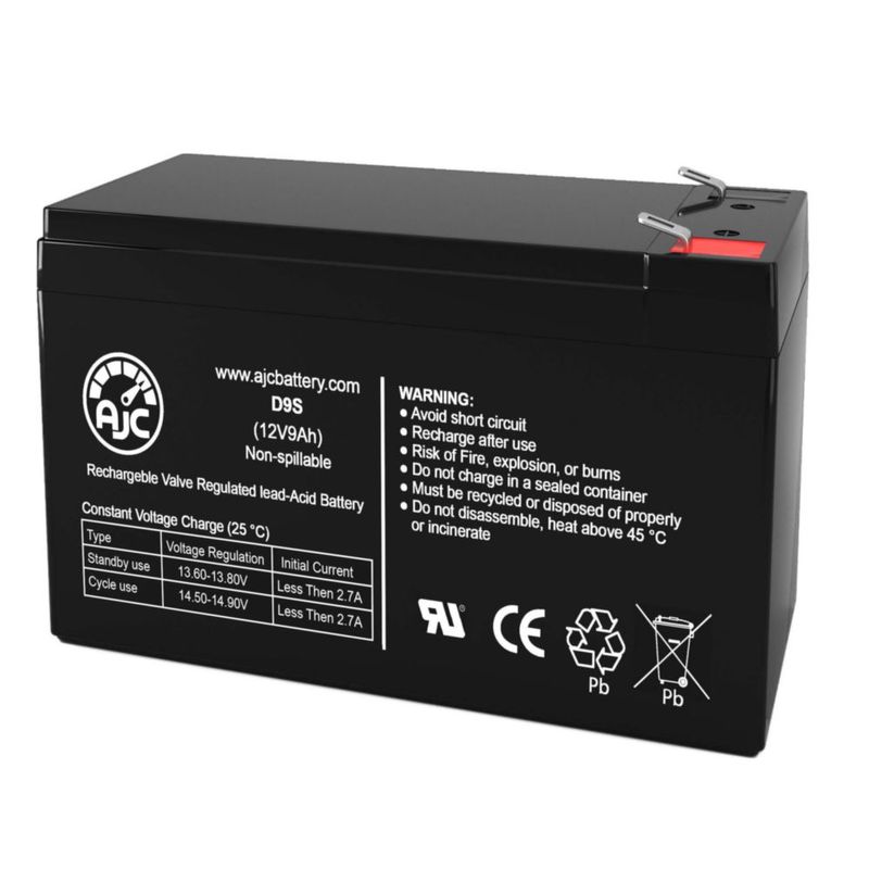 Batería UPS AJC 12V 9Ah con terminales F2