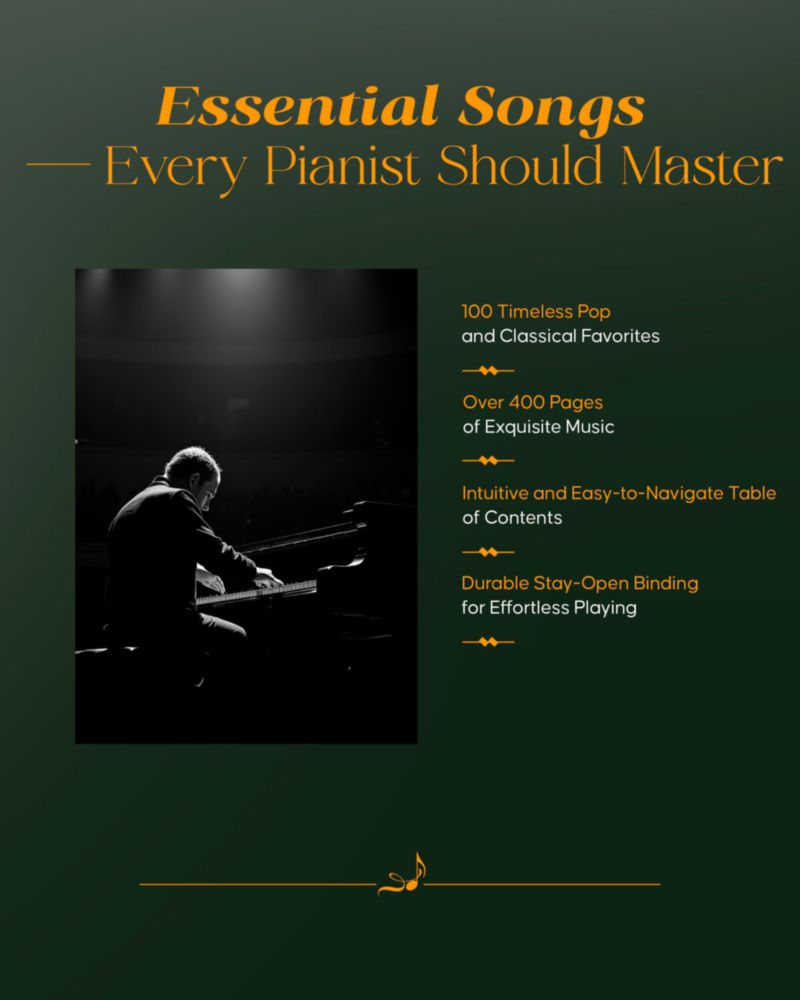 Partituras de piano Hal Leonard – 464 páginas