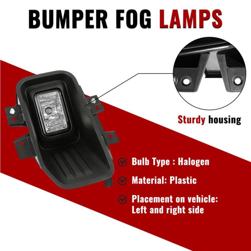 Luces antiniebla HECASA para Ford F-150 2018-2020 par halógeno