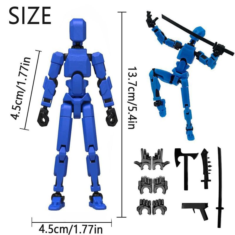 Figura de Acción DANONI 45 cm Robot Impreso en 3D