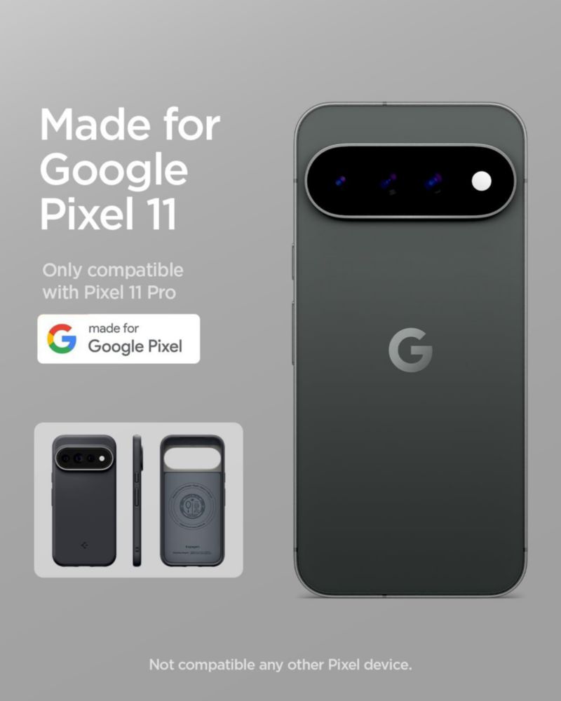 Funda Spigen Nano Pop MagFit para Google Pixel 11 Pro - Negro Sésamo