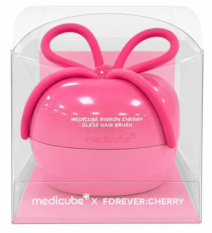 Cepillo Desenredante medicube Ribbon Cherry Rosa