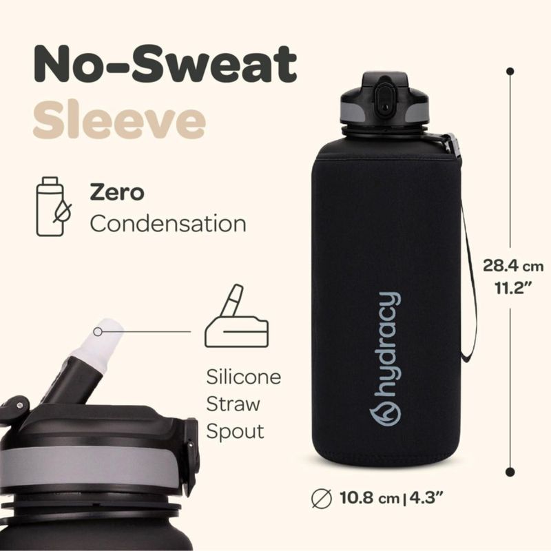 Botella Hydracy 2 L Tritan libre de BPA y a prueba de fugas