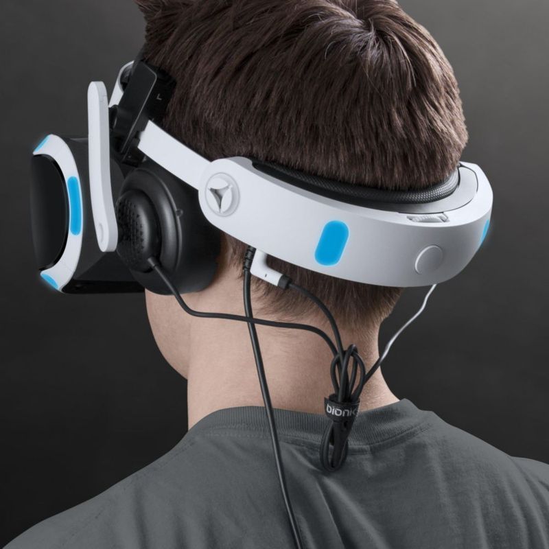Almohadillas Over-Ear para Auriculares Bionik PSVR - Negro