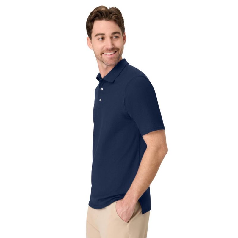 Camisa Polo Hanes Talla Media Azul Marino X‑Temp Performance