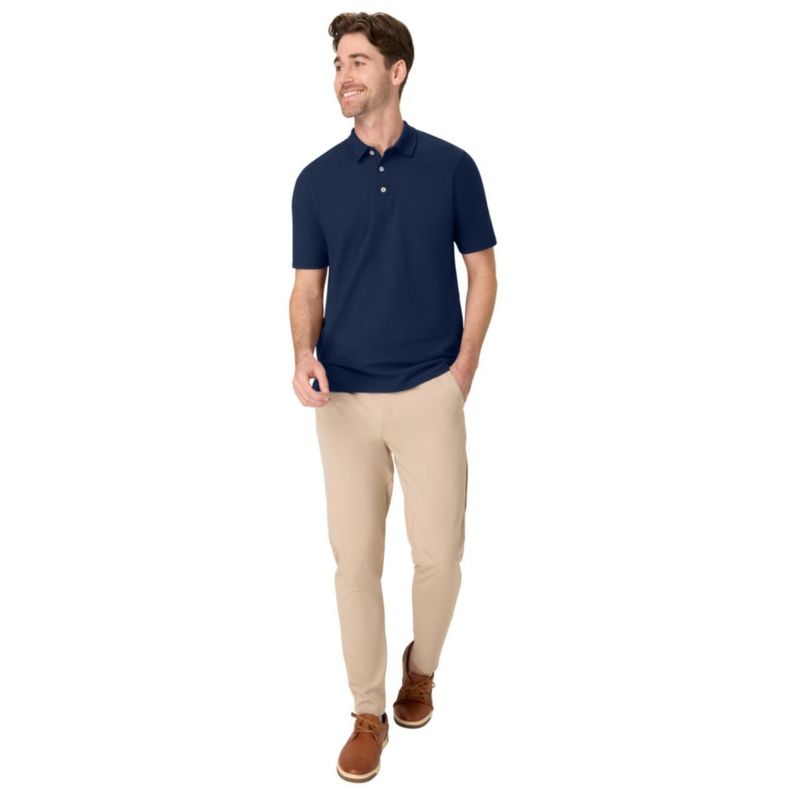 Camisa Polo Hanes Talla Media Azul Marino X‑Temp Performance