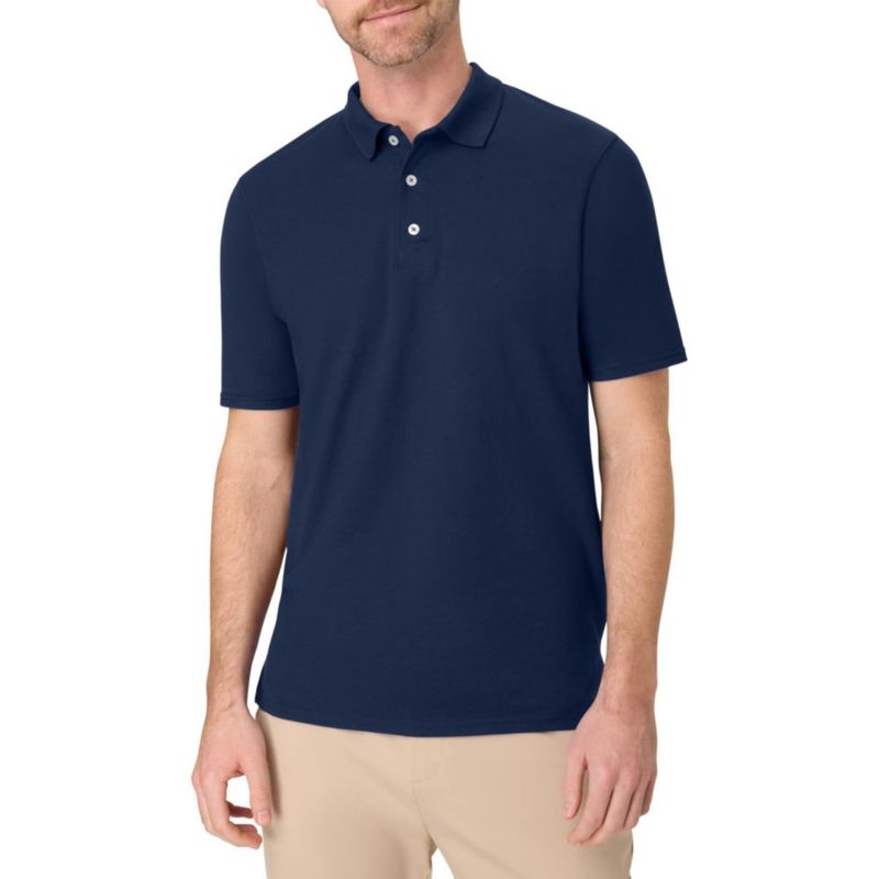Camisa Polo Hanes Talla Media Azul Marino X‑Temp Performance