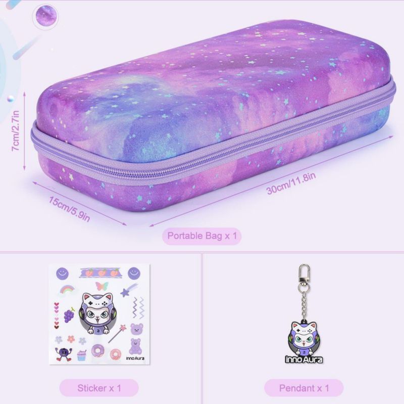 Estuche Switch 2 IA innoAura Resistente a Salpicaduras – Púrpura