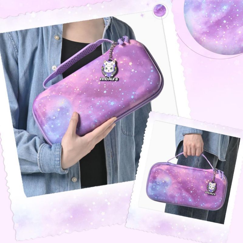 Estuche Switch 2 IA innoAura Resistente a Salpicaduras – Púrpura