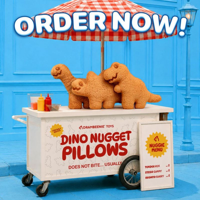 Almohada Drambeenie Brontosaurio Grande 42 cm