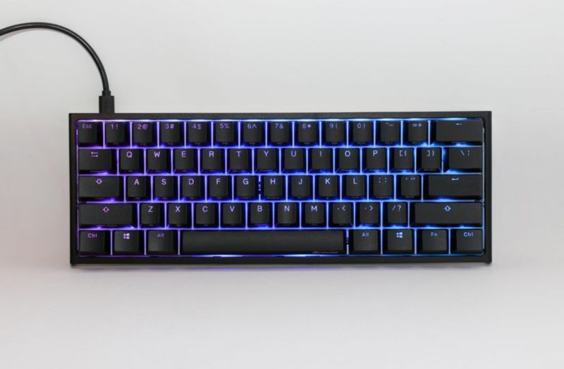 Teclado Mecánico Ducky One 2 Mini Pro RGB Negro con Interruptores Cherry Blue