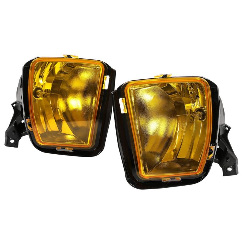 Luces antiniebla HECASA para Ram 1500 2013-2022 color amarillo juego de 2