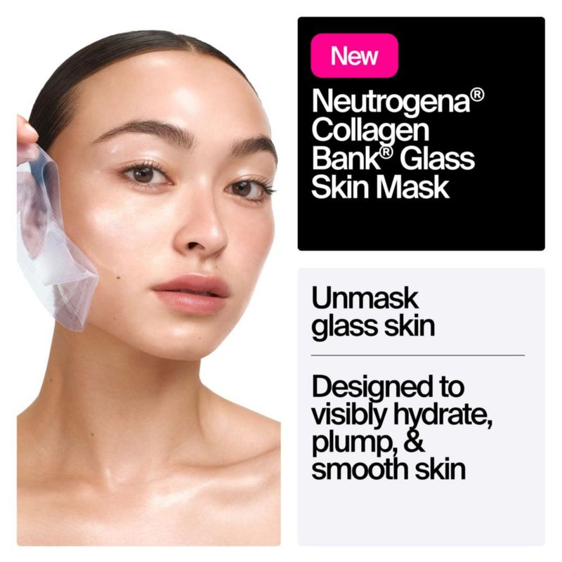 Mascarilla facial Neutrogena Collagen Bank - Pack de 4 unidades