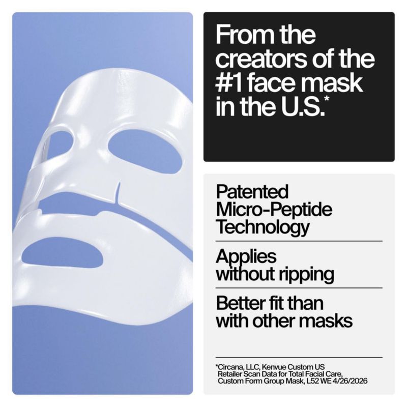 Mascarilla facial Neutrogena Collagen Bank - Pack de 4 unidades
