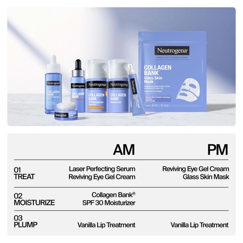 Mascarilla facial Neutrogena Collagen Bank - Pack de 4 unidades
