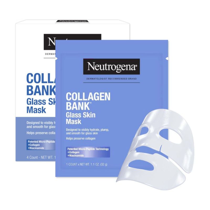 Mascarilla facial Neutrogena Collagen Bank - Pack de 4 unidades