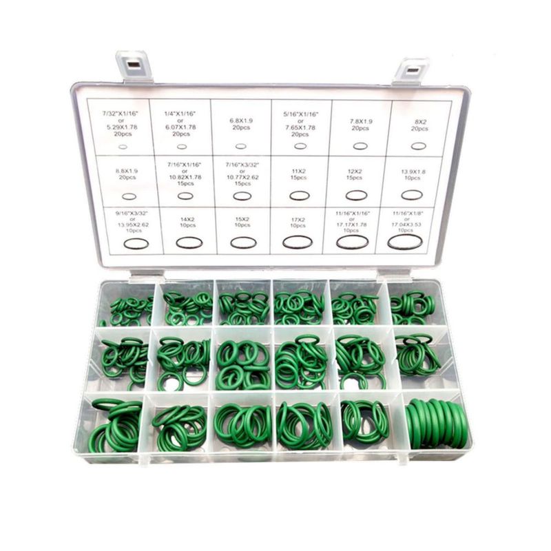 Kit de juntas tóricas POVAST 270 piezas para sistemas de aire acondicionado