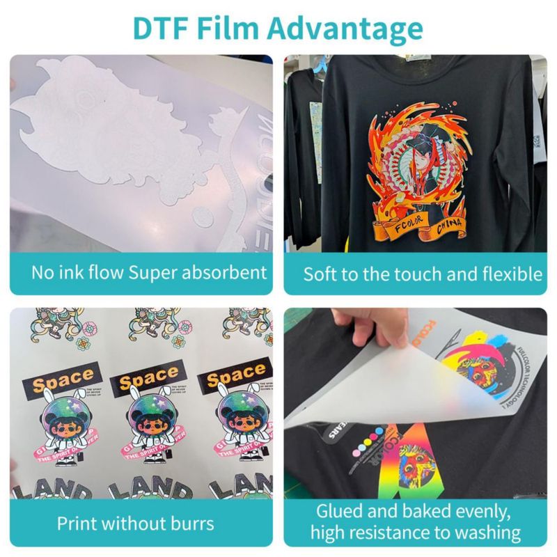 Película DTF HEROMA 330 mm x 100 m Mate Doble Cara