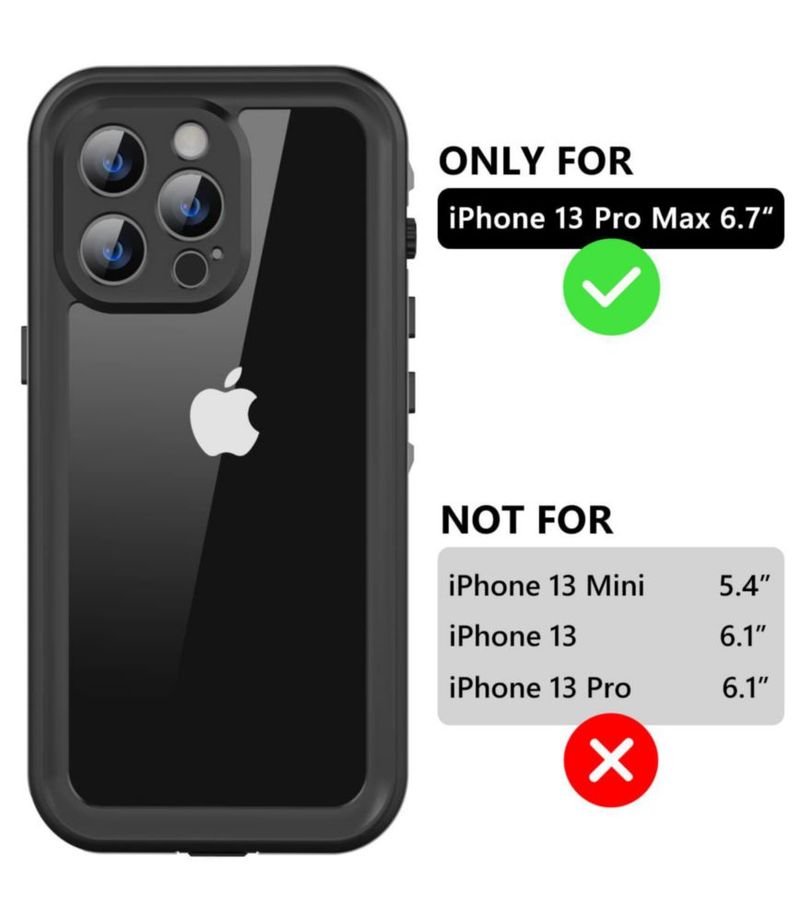Funda Protebox iPhone 13 Pro Max impermeable 6.7"