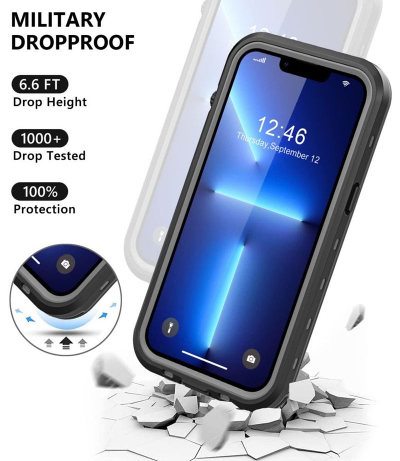 Funda Protebox iPhone 13 Pro Max impermeable 6.7"