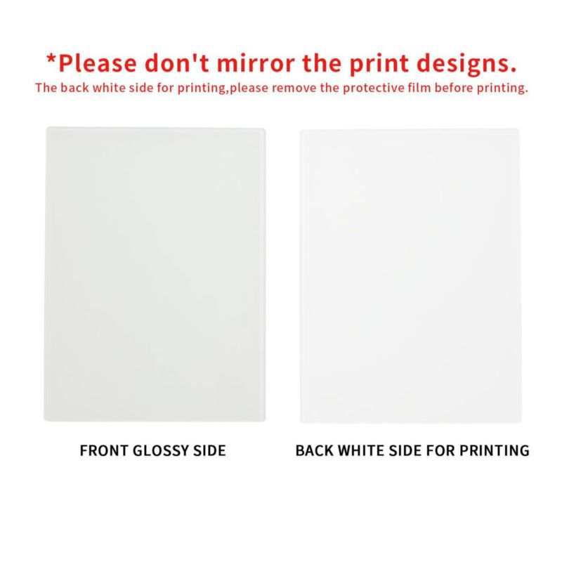 Luz nocturna PYD Life 15x20 cm Marco de vidrio para sublimación