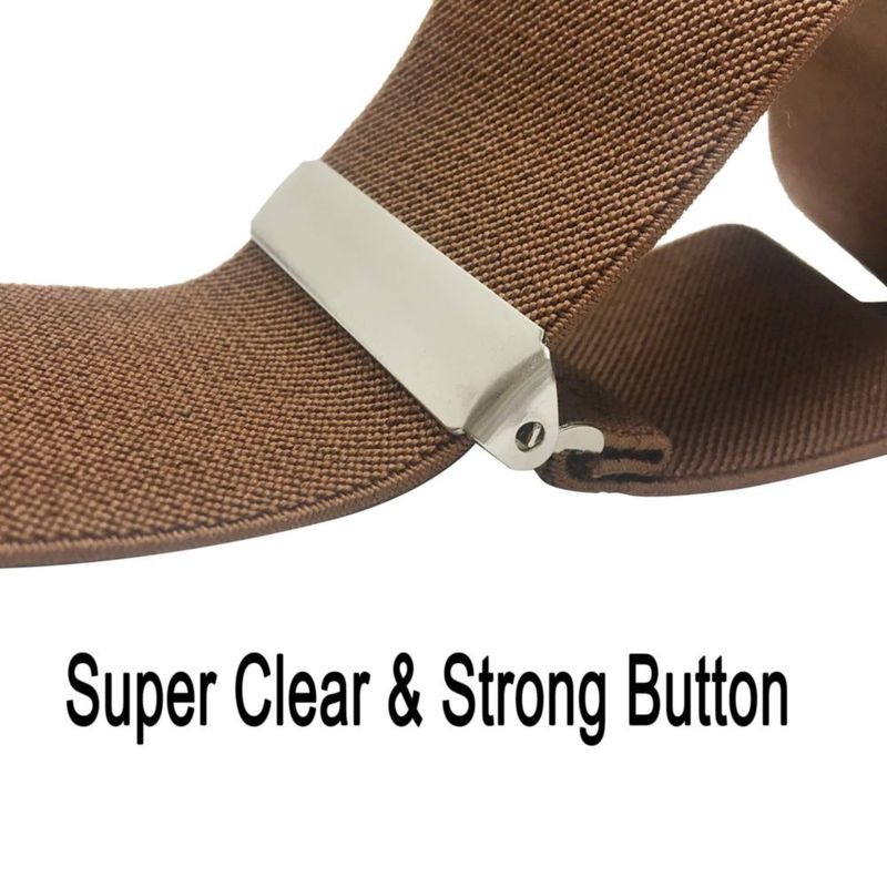 Tirantes Moulen de 5 cm de ancho ajustables color camello