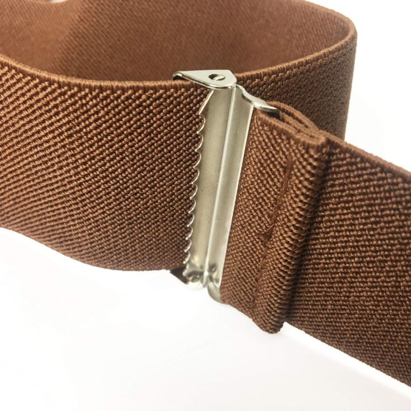 Tirantes Moulen de 5 cm de ancho ajustables color camello
