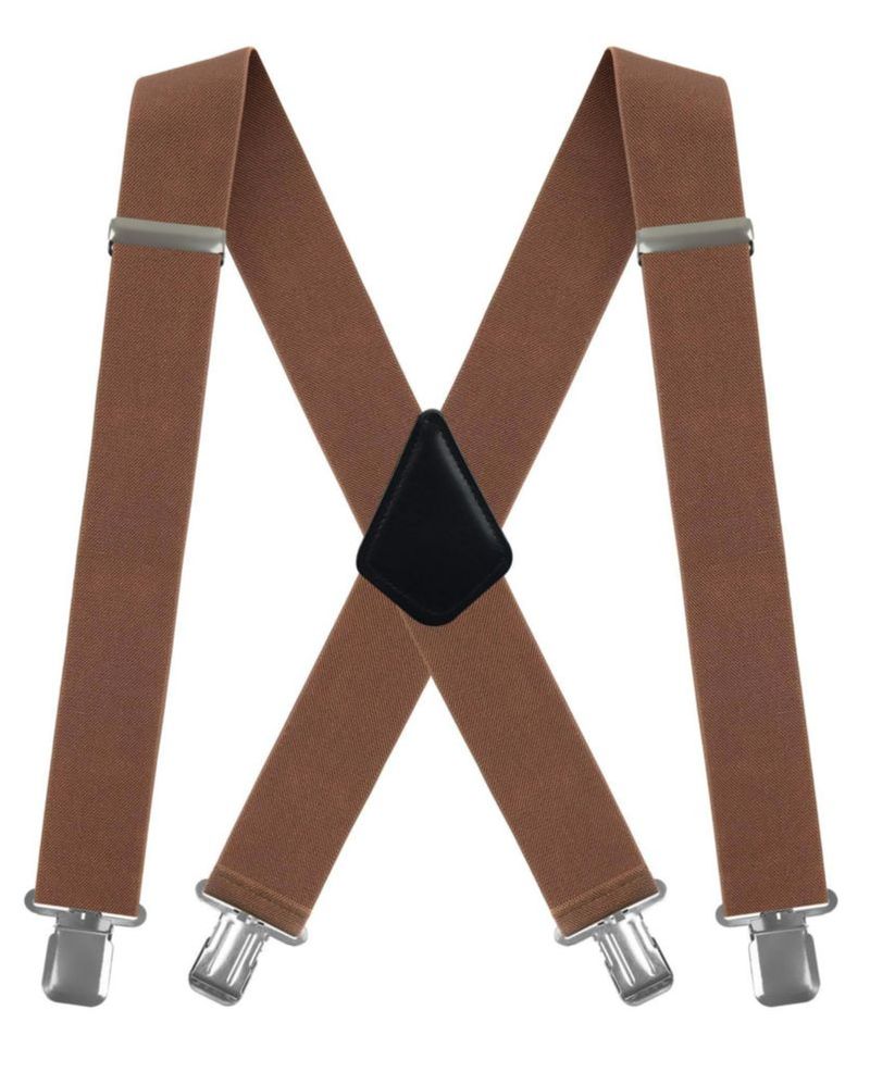 Tirantes Moulen de 5 cm de ancho ajustables color camello