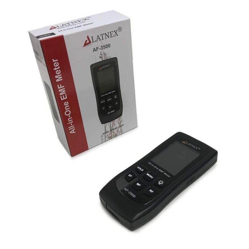 Medidor de Campos Electromagnéticos LATNEX AF-3500 Detector y Lector de RF