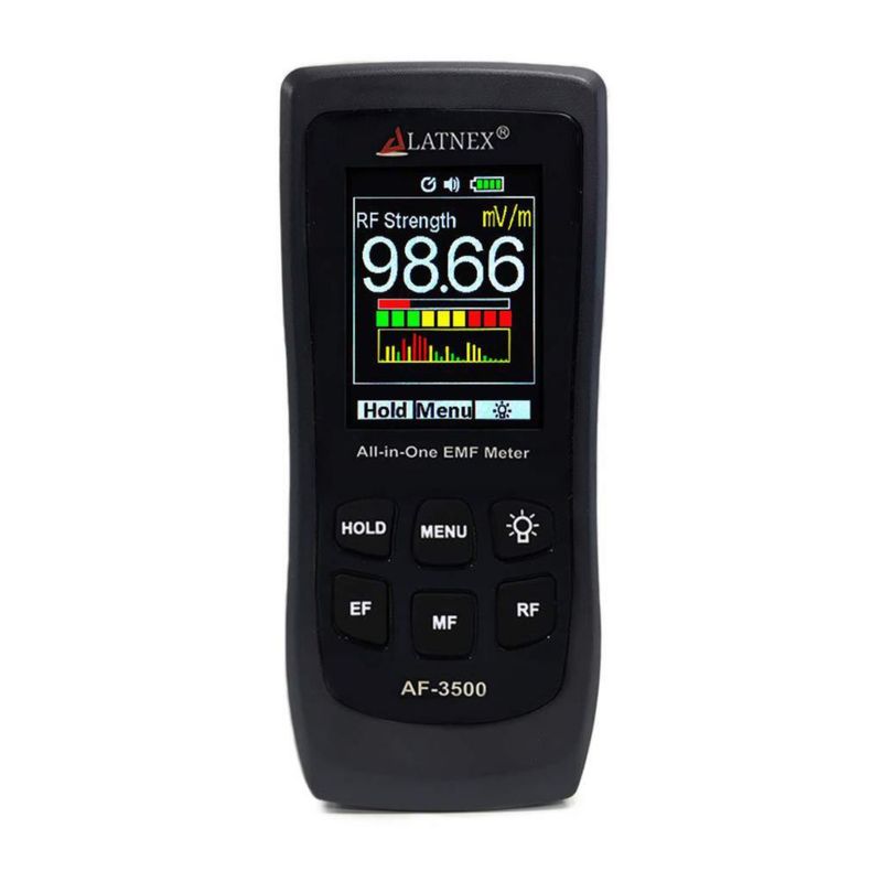 Medidor de Campos Electromagnéticos LATNEX AF-3500 Detector y Lector de RF
