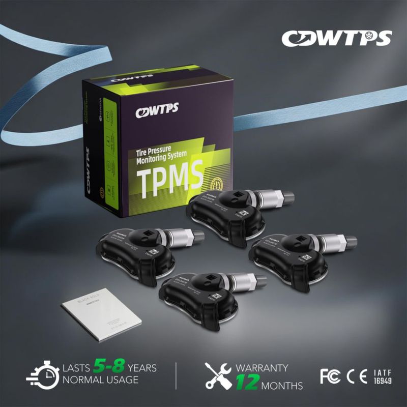 Conjunto de 4 sensores TPMS CDWTPS 315 MHz para Toyota y Kia