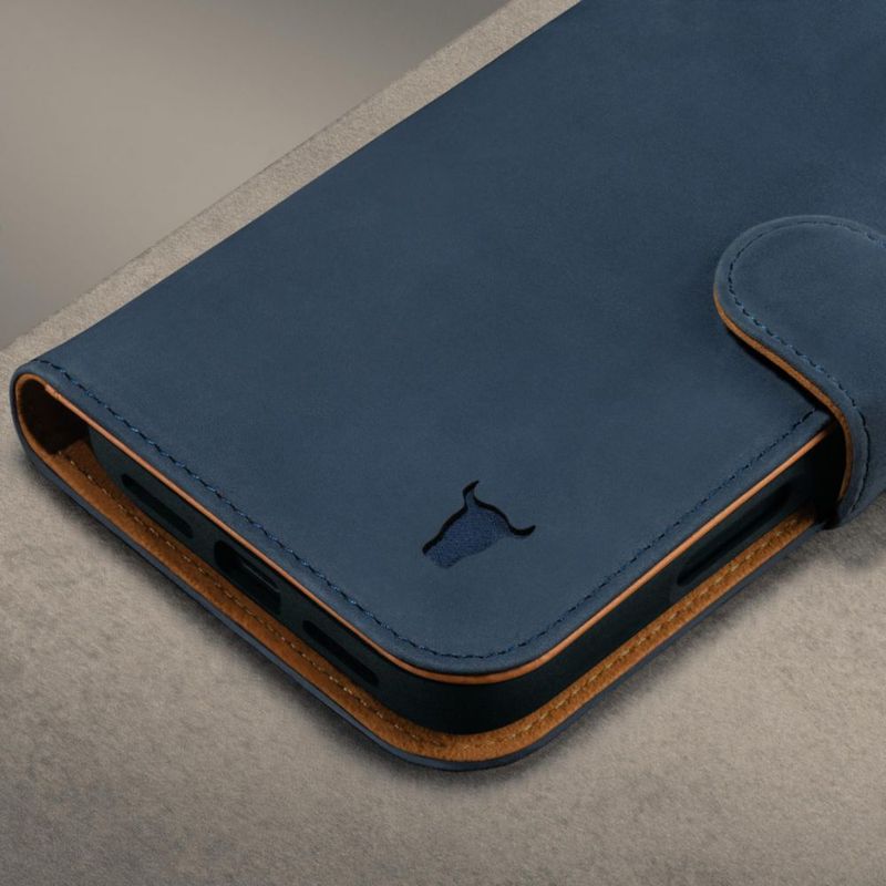 Funda TORRO iPhone 17 Pro Nubuck Azul Desmontable