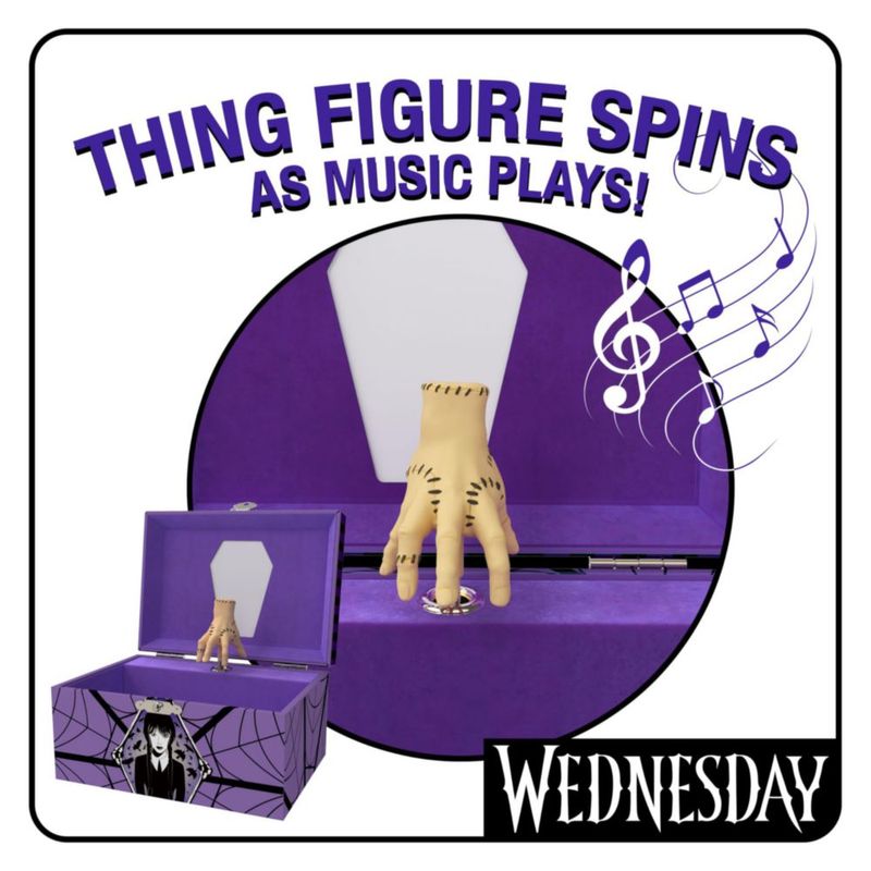 Caja de joyería Mini Treasures Wednesday Musical